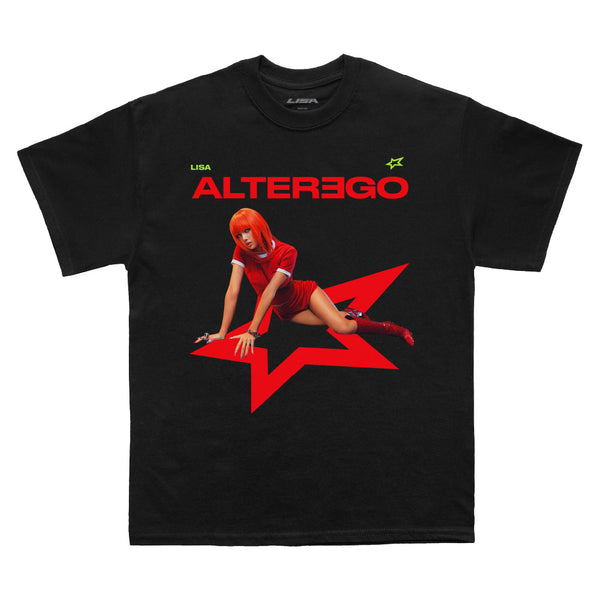 【LISA】SPEEDI ALTEREGO BLACK STAR TEE