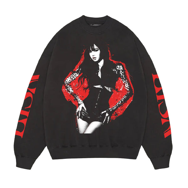 【LISA】LISA ALTEREGO VIXI PHOTO CREWNECK