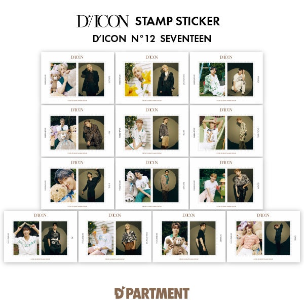 【Nº12 SEVENTEEN】DICON STAMP STICKER