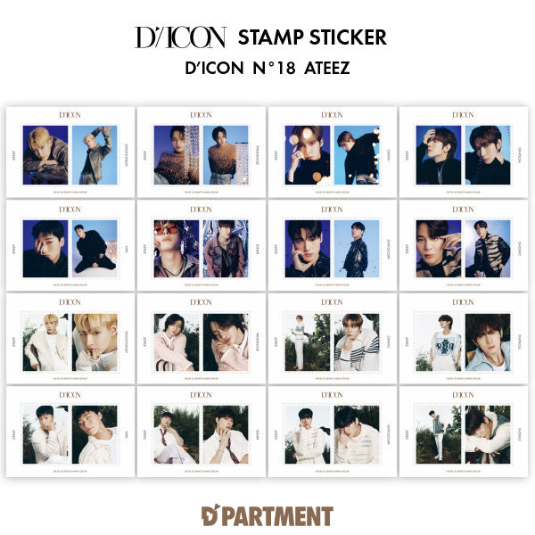 【Nº18 ATEEZ】DICON STAMP STICKER