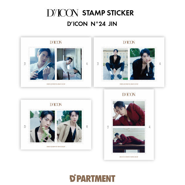 【Nº24 BTS JIN】DICON STAMP STICKER