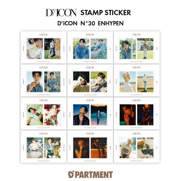 【Nº30 ENHYPEN】DICON STAMP STICKER