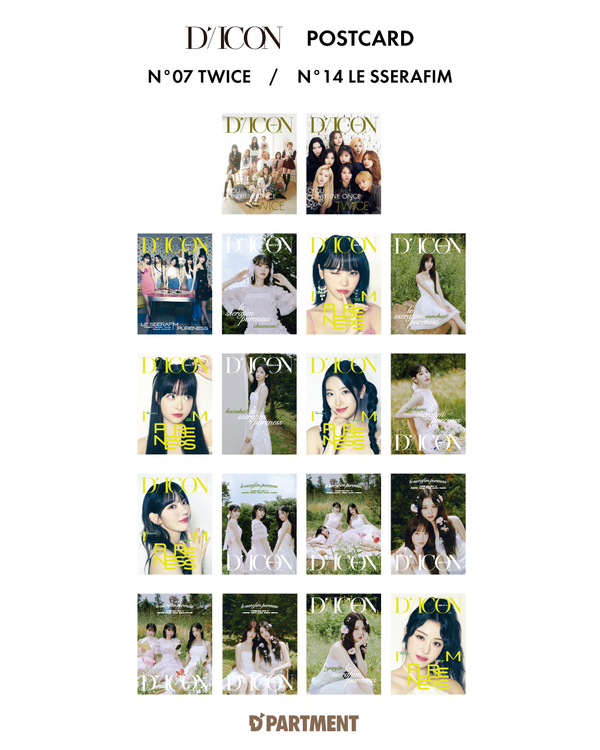 【Nº14 LE SSERAFIM】DICON POSTCARD