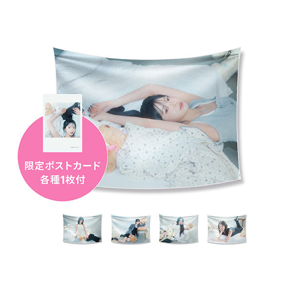 【LE SSERAFIM】FABRIC POSTER w/ POSTCARD