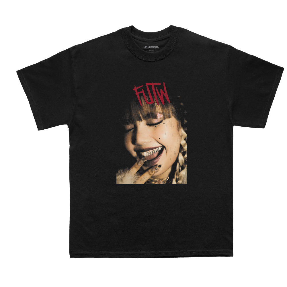LISA FUTW ALTEREGO PHOTO ZIP UP Lサイズ LISA ALTER EGO MERCHANDISE ALBUM ZIPUP HOODIE / BLK - NUBIAN